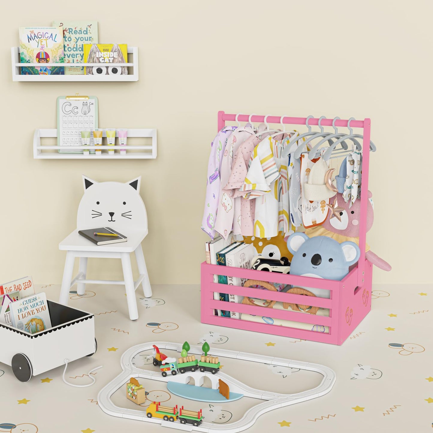 Multi-functional Bamboo Gift Basket - Small - Pink